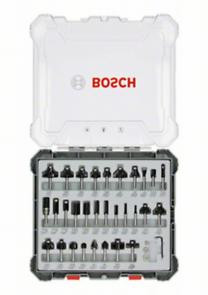 BOSCH Professional Overfræsersæt 30 dele blandet hm 6 mm (2607017474)
