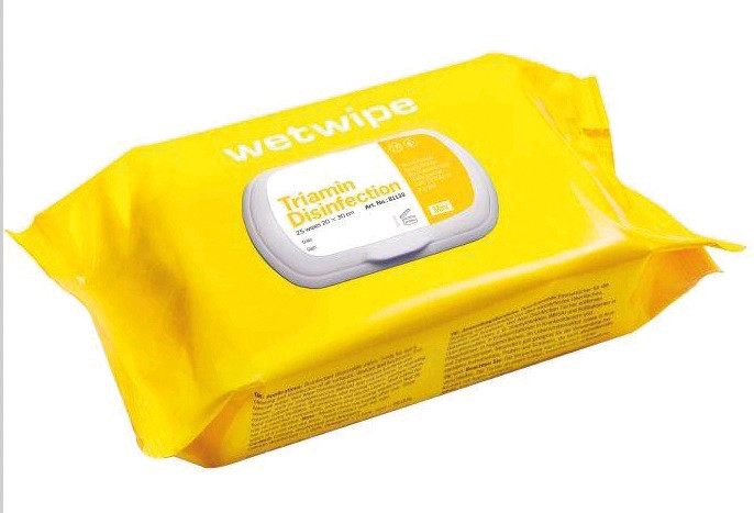 Wet Wipe Mini Desinfektionsserviet uden ethanol 25 styk 20x30 cm (81133)