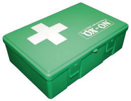Se Førstehjælpskasse THOR med indhold Grøn hos BLITE