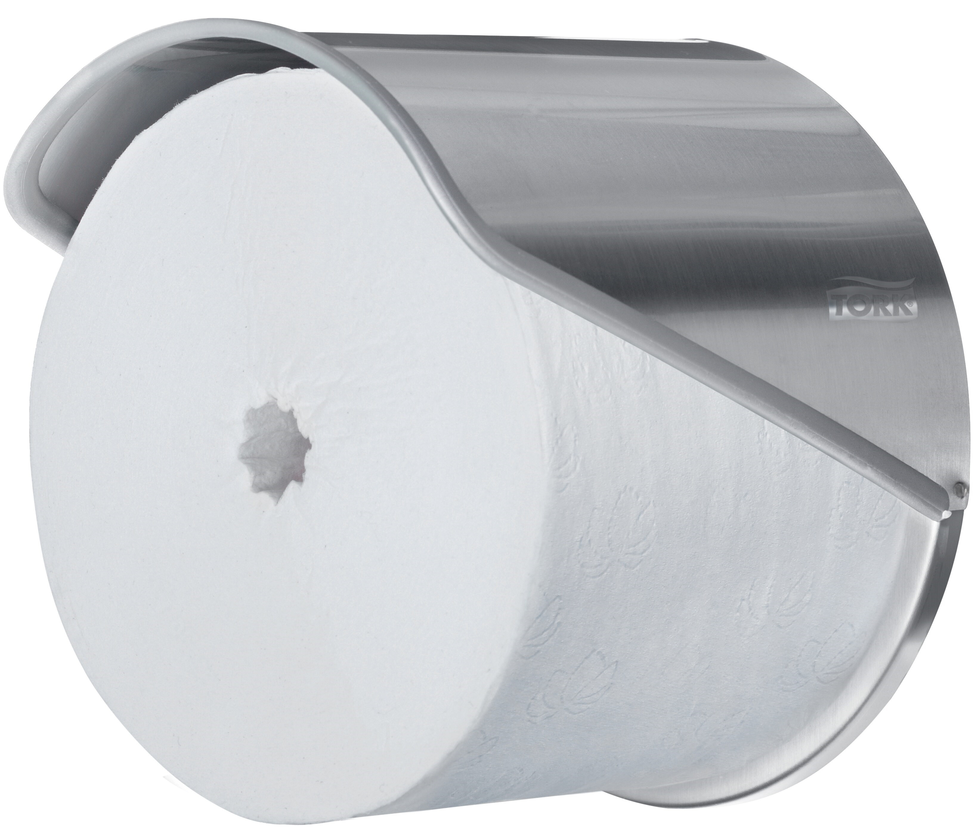 TORK Dispenser Toiletpapir T7 Alu/Stal Mid-Size Single uden hylse (472259)