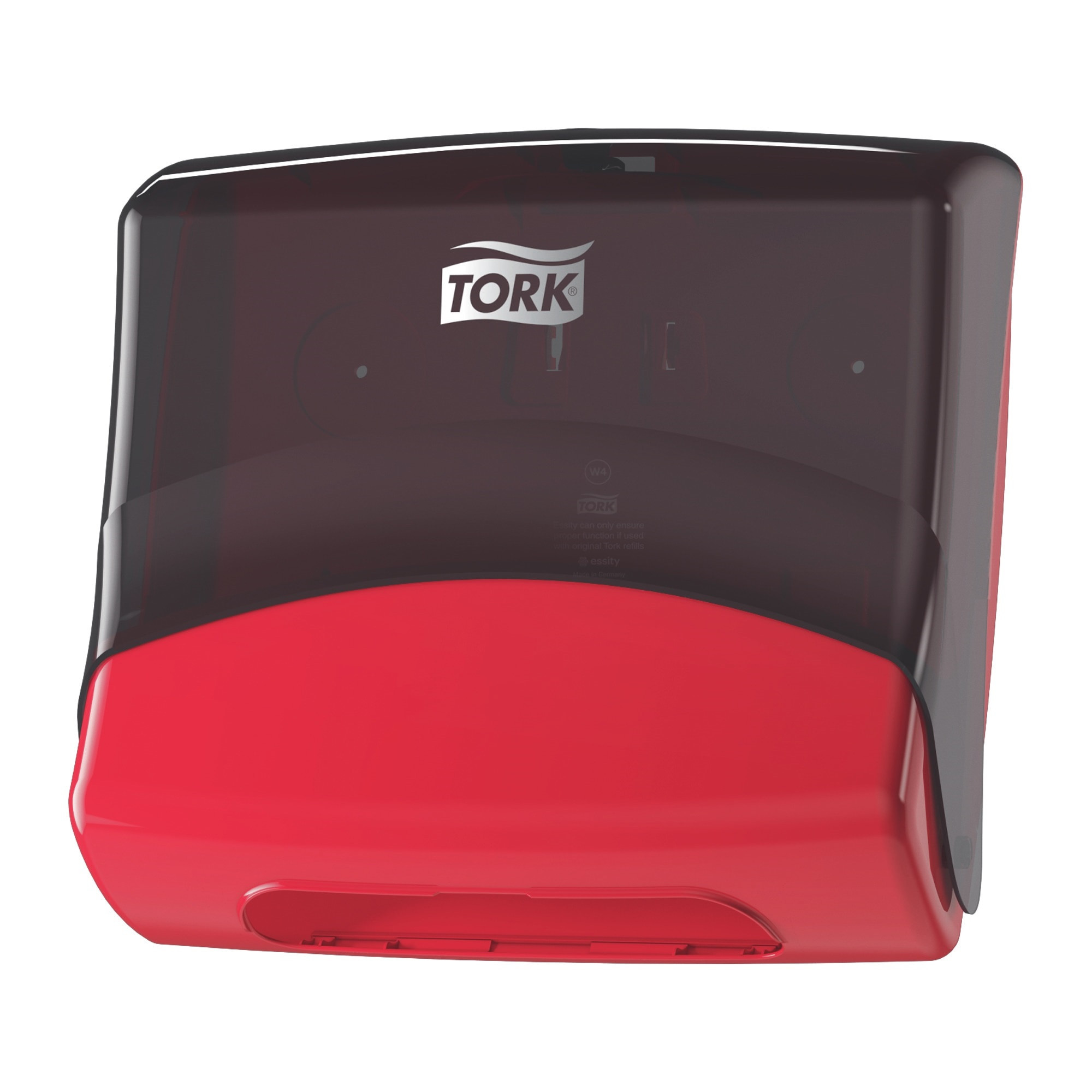 Se TORK Dispenser Aftørringsklud W4 Sort/Rød TopPak (654008) hos BLITE