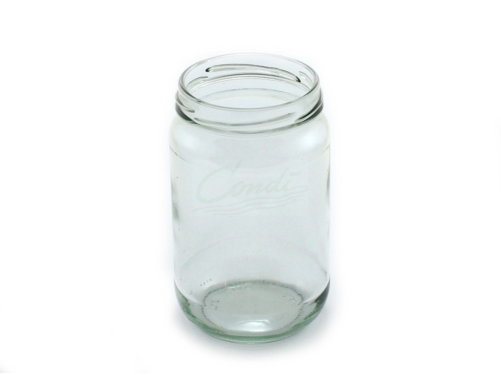 Glas 370 ml uden lag, 40 stk Med gevind til lag