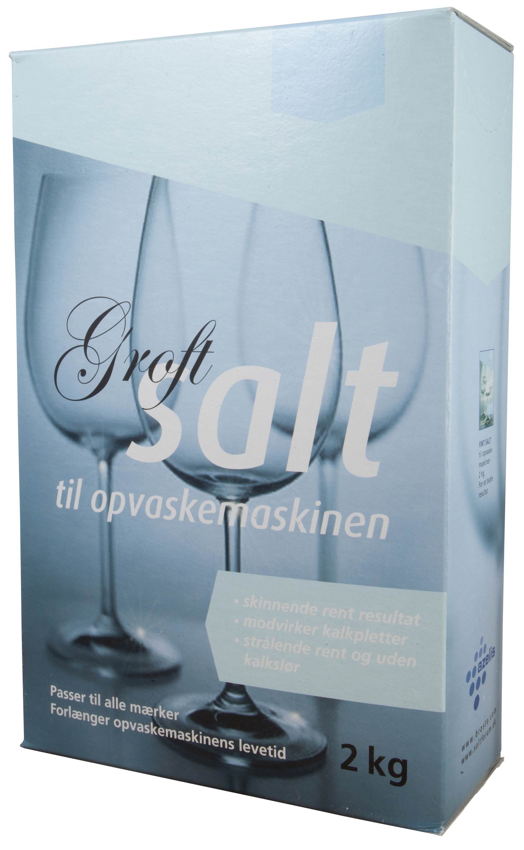 Azelis Filtersalt Groft 2 kg salt til opvaskemaskiner (100136)