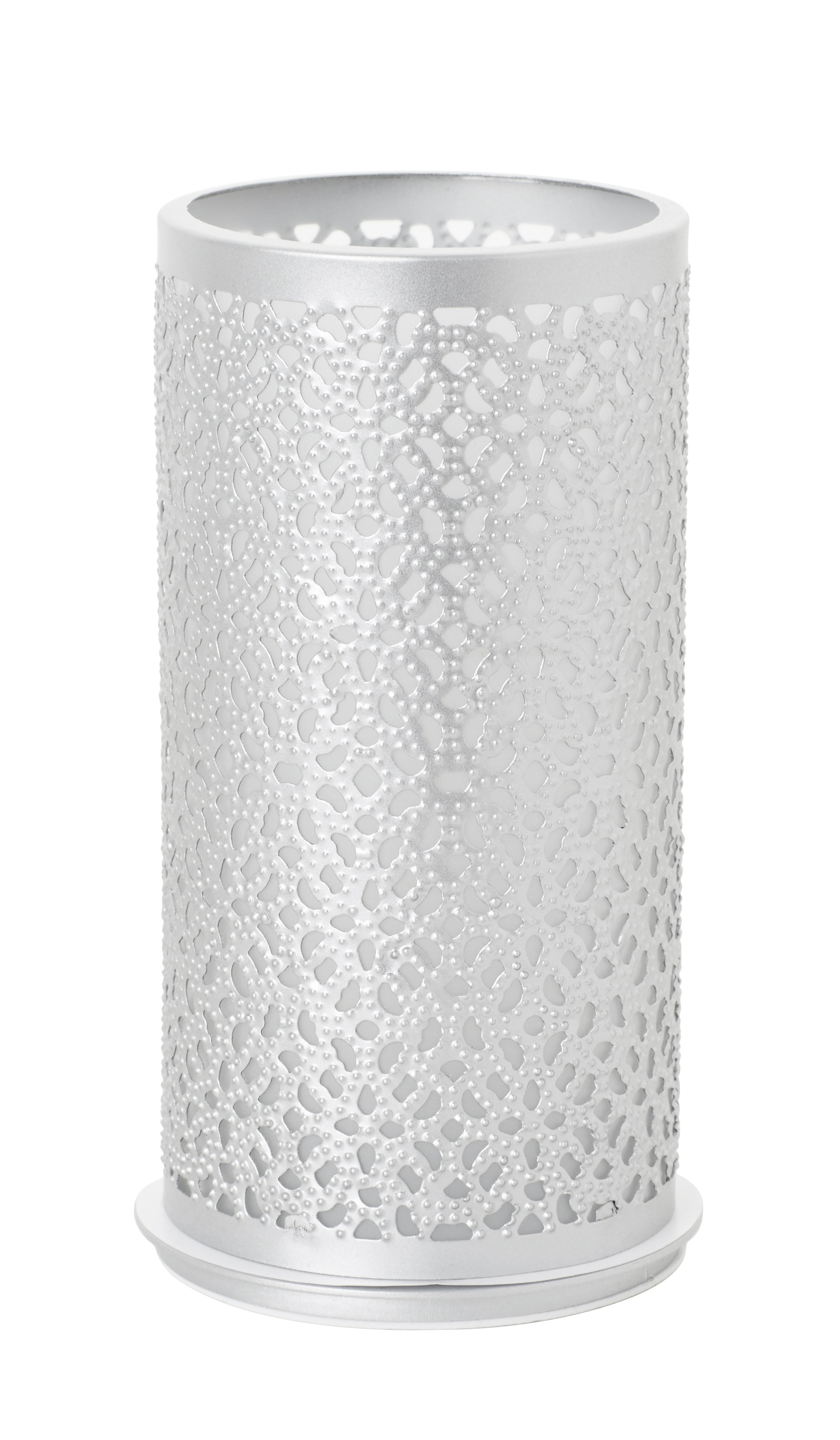 Billede af DUNI WOW BLISS Lysestage Sølv Metal Ø75x140 mm 4 stk (178478)