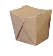 Kinabox, Brun karton, 700 ml, 240 stk Bionedbrydeligt materiale
