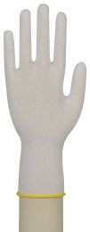 Billede af Bomuldshandske hvid tricot str 10 12 par Latex i elastikken