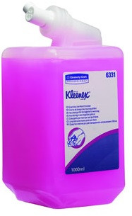 Kleenex Sæbe Refill Lyserød, 6x1 ltr. Kimcare, farve og parfume