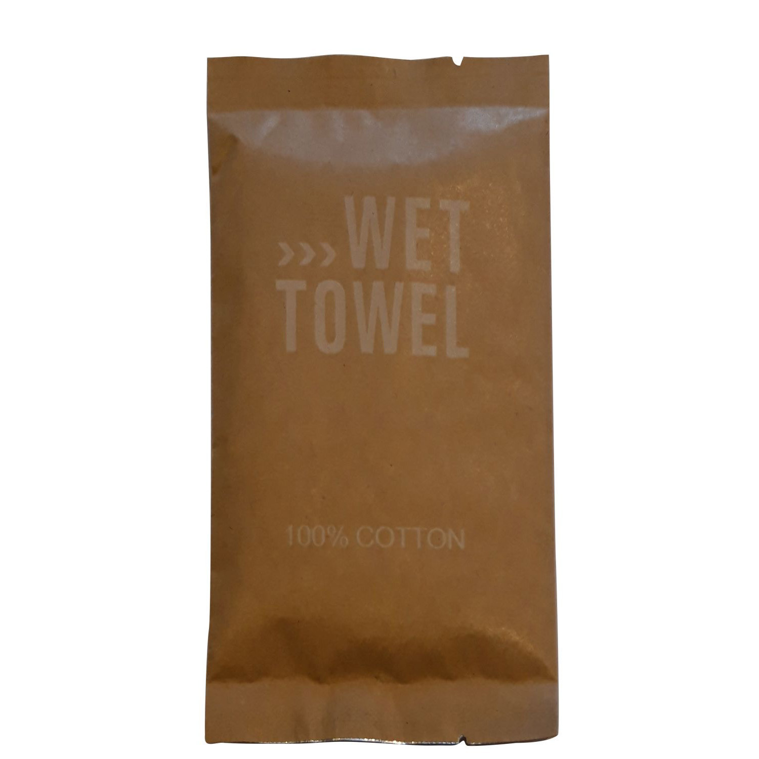 Vadserviet Pure Wet Towel Brun 480 stk Hvid Wet Towel Brun Indpakning