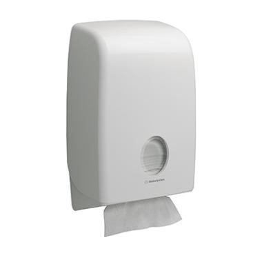 KC Dispenser Handklædeark Aquarius Hvid 27,4x14,6 cm Plast Interfold
