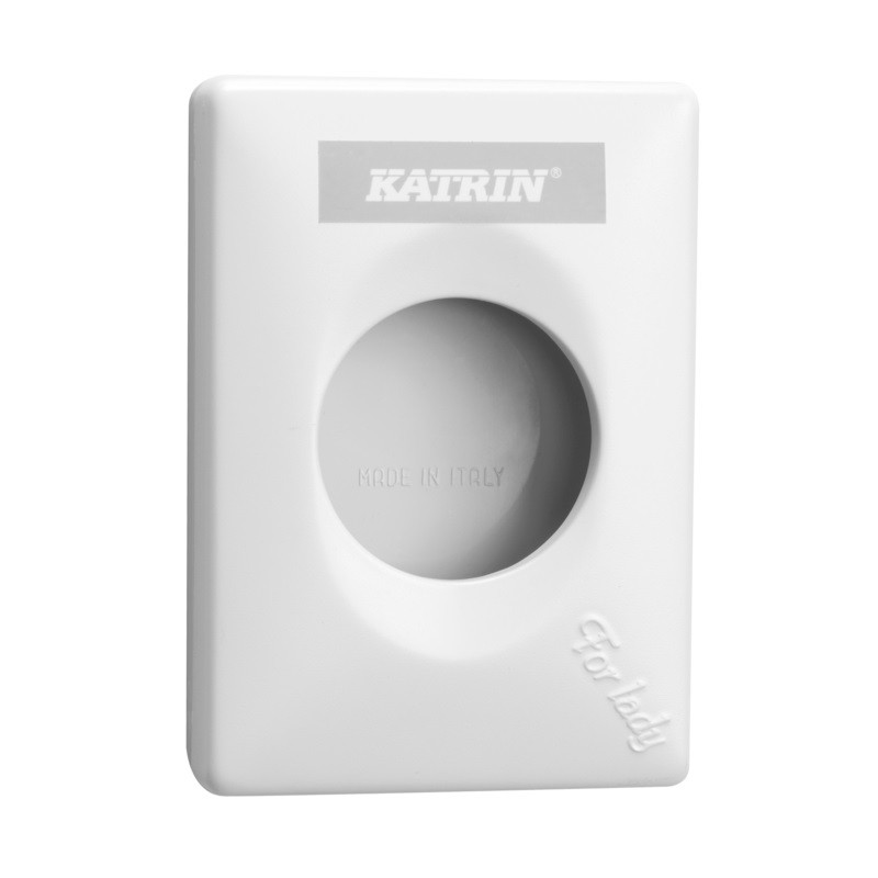 Se Katrin Dispenser til madameposer Hvid 135 x 95 x 32 mm (91875) hos BLITE