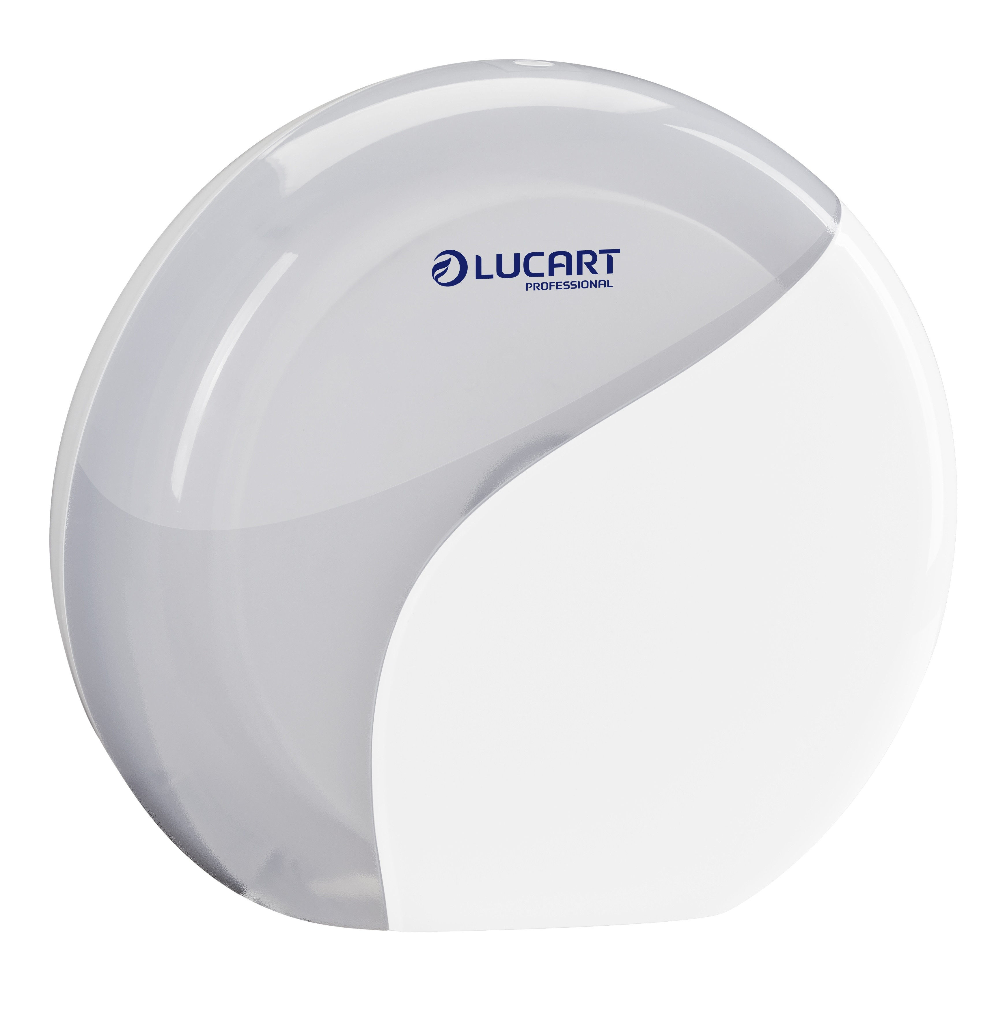 LUCART Dispenser Toiletpapir Jumbo Mini Hvid Identity 12,8 x 28 x 25,6 cm Ø20