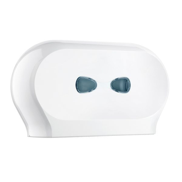 racon Dispenser Toiletpapir Jumbo Mini 2 ruller Classic Hvid Max Ø 19 cm (123137)