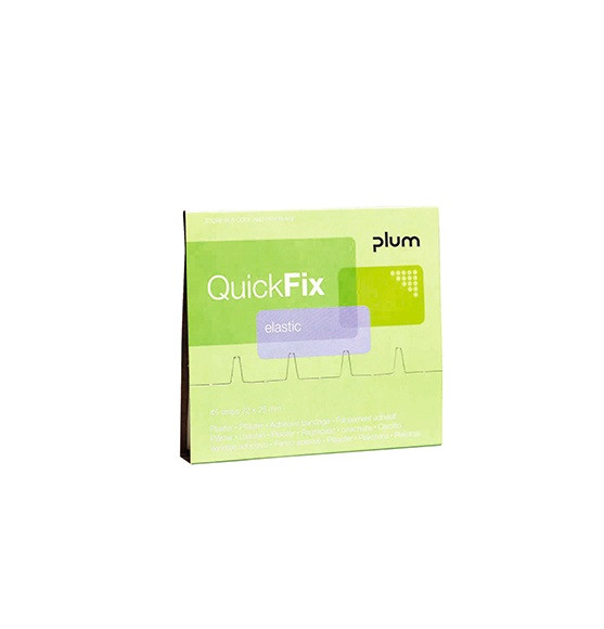 Se QuickFix Refill 45 stk Elastic Plaster, Beige (5512) hos BLITE