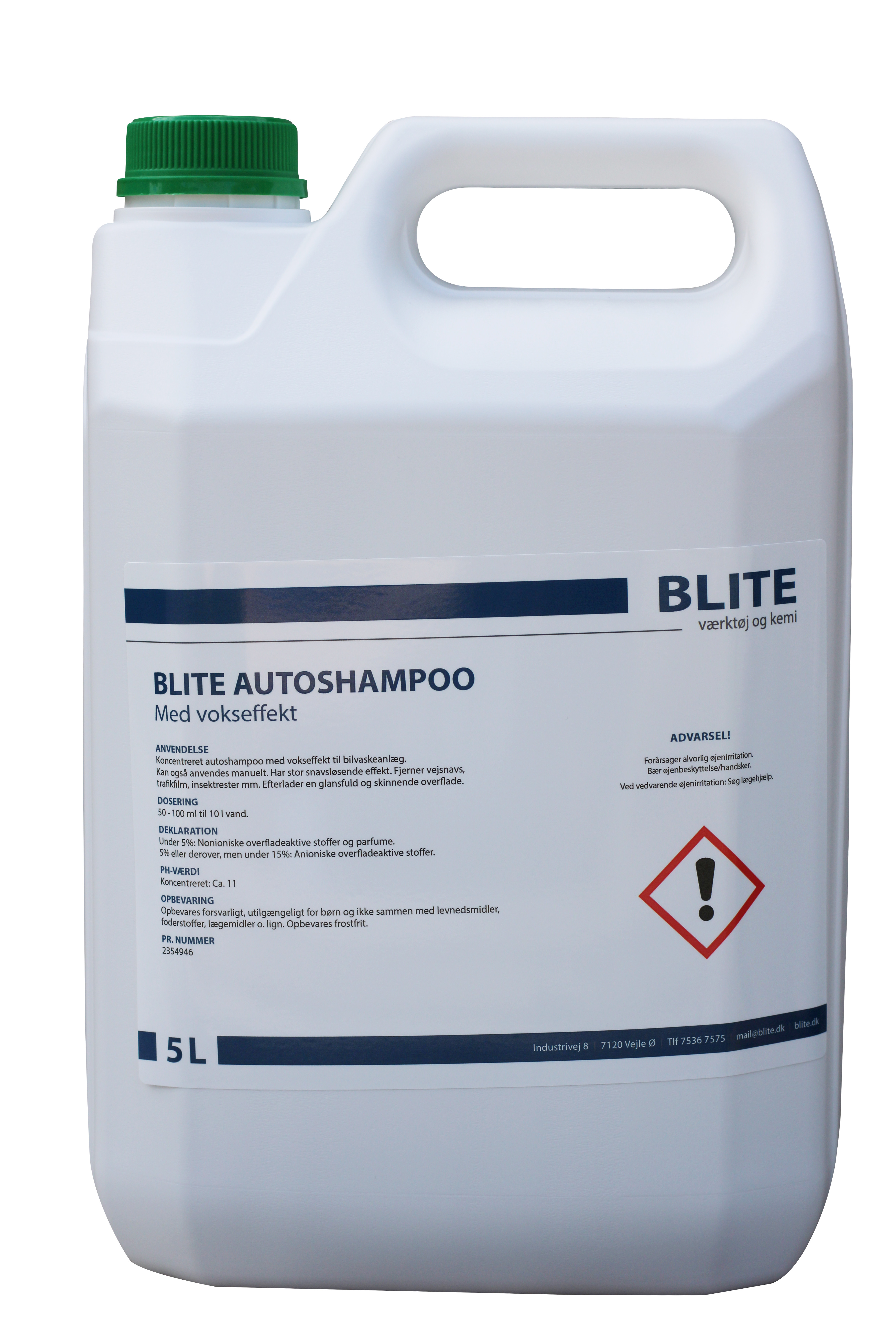 Billede af BLITE Autoshampoo med vokseffekt 5 l Med duft (BAS-5)