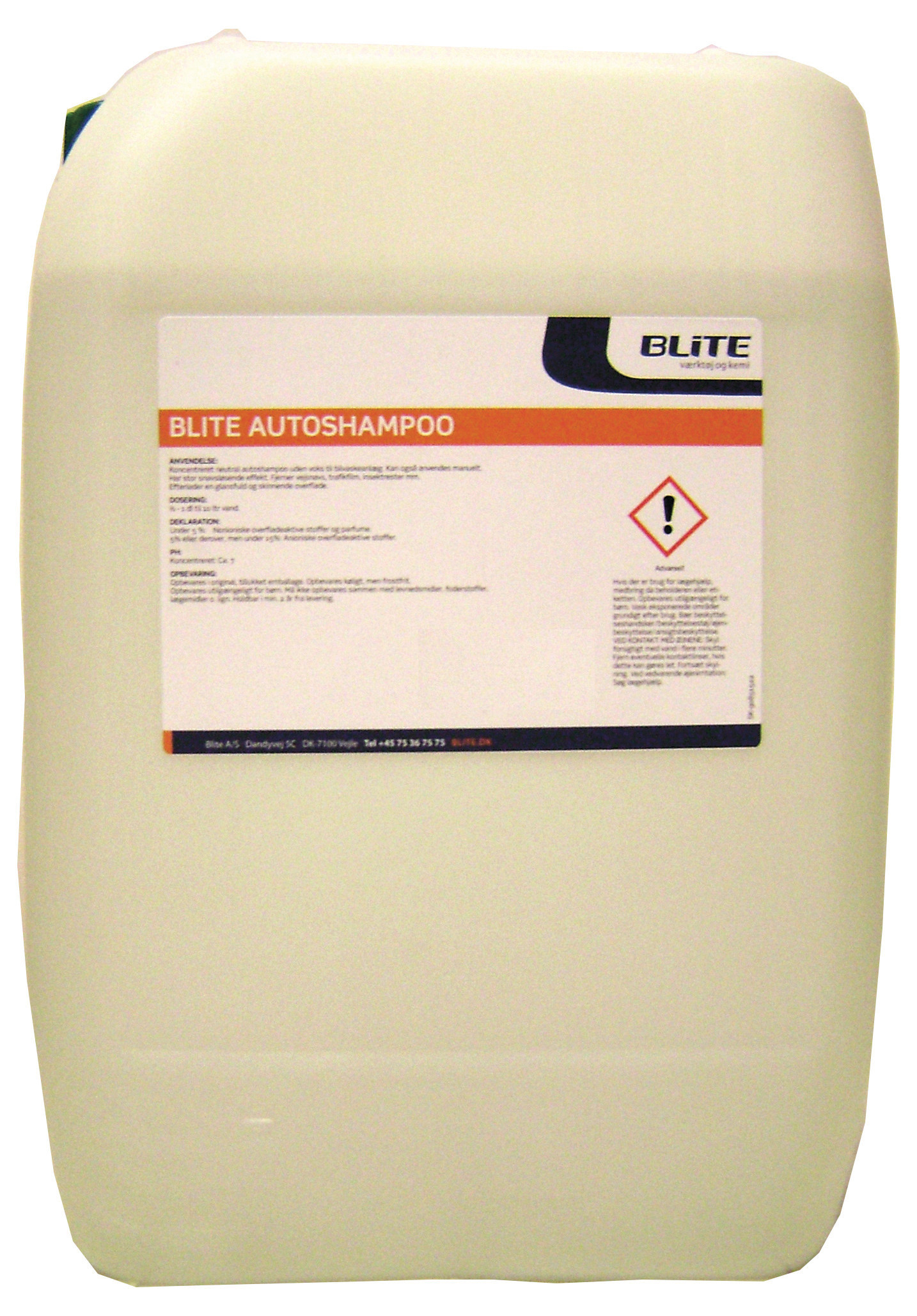 BLITE Autoshampoo med vokseffekt 20 l Med duft (BAS-20)