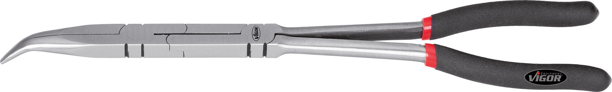 VIGOR Lang spidstang med knæk 335 mm (V2782)