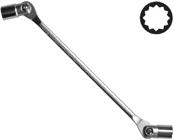 BATO Dobbelt lednøgle 18 x 19 mm (2818)