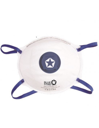 Se ICM Safety FFP3 maske med ventil 15 stk Bluestar (7223003) hos BLITE
