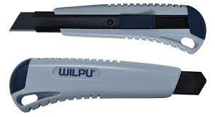 Se WILPU kniv 18mm sorte blade (50904 00020) hos BLITE