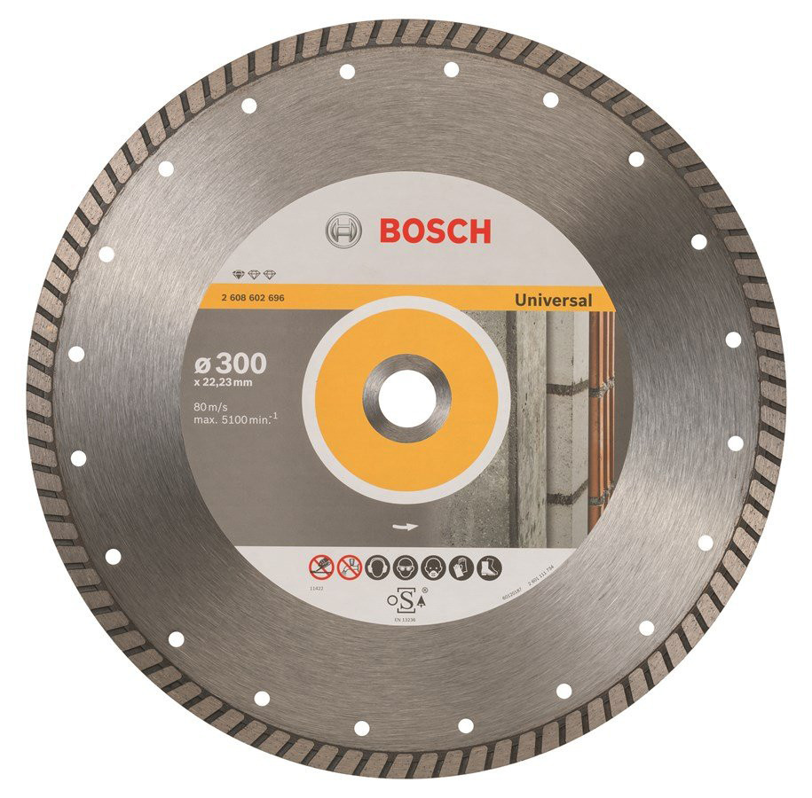 BOSCH Professional Diamantskive univ turbo 300X22,23MM (2608602696)
