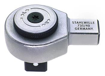 STAHLWILLE 735/40HD HeavyDuty Indstiks skralde til momentnøgle (58250065)