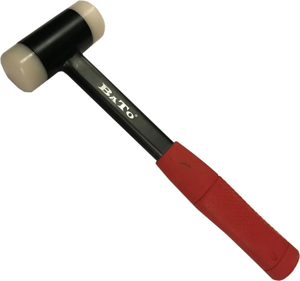 BATO Nylonhammer 60 mm. Stalskaft med gu (5375)