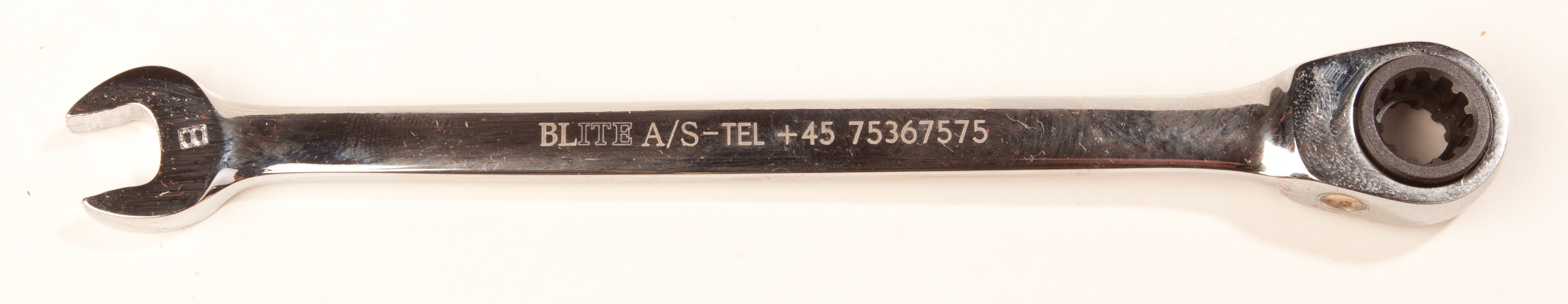BLITE stjernegaffelnøgle 8 mm. med skralde (PFUKZN08)