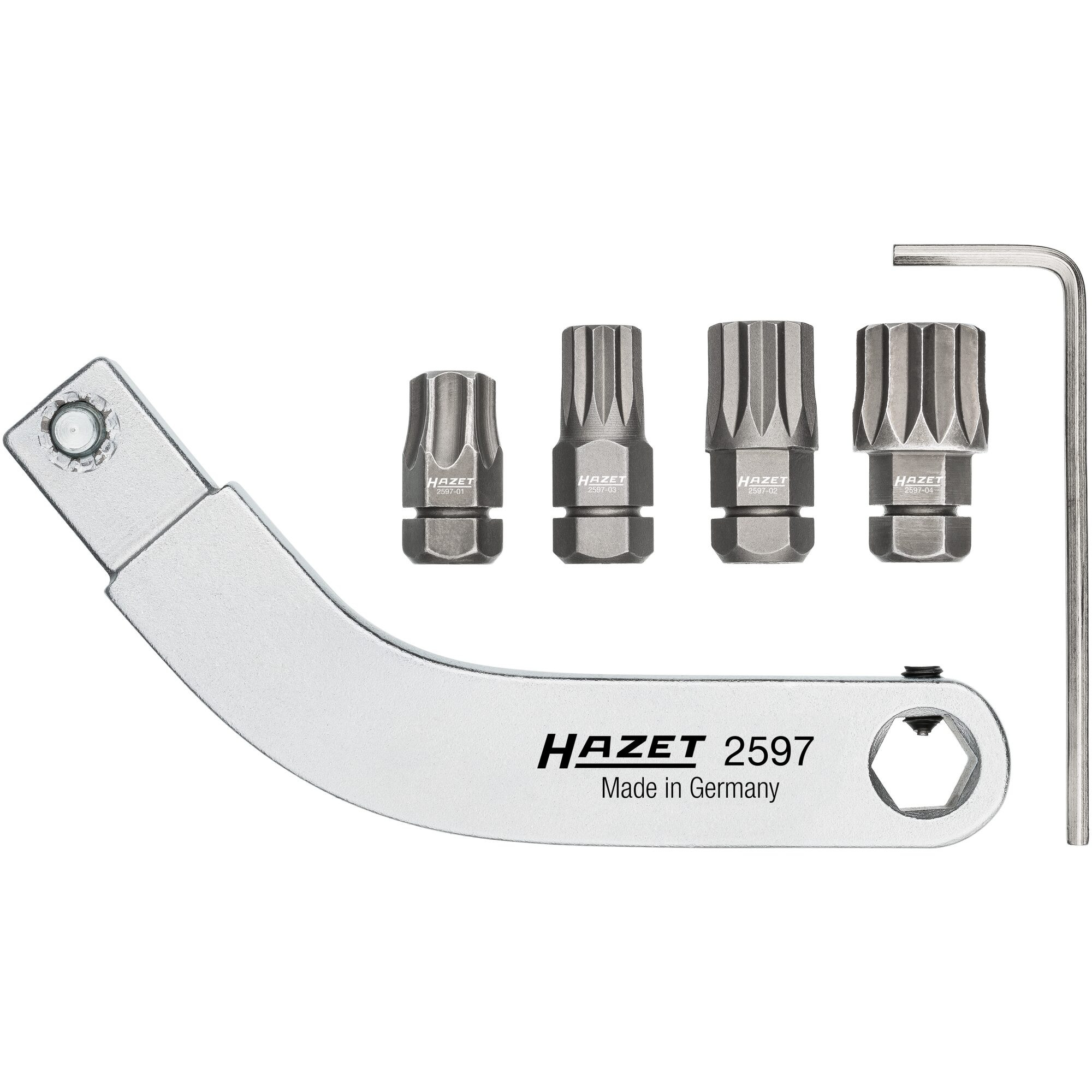 Billede af HAZET Bitsæt til dørhængsler 6 dele til bla. VW og Audi (2597-2/5)