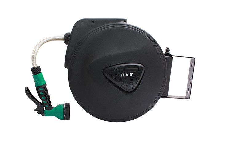 FLAIR Automatisk slangeopruller, 20M, inkl. Bluetooth højtaler (858050JK)