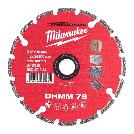Milwaukee Diamond Multi Material Blade M12 FCOT diamant klinge (4932471333)