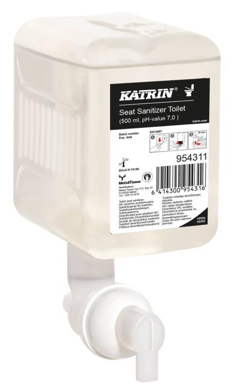 Katrin Toiletsæde desinfektionsskum 12 x 500 ml (954311)