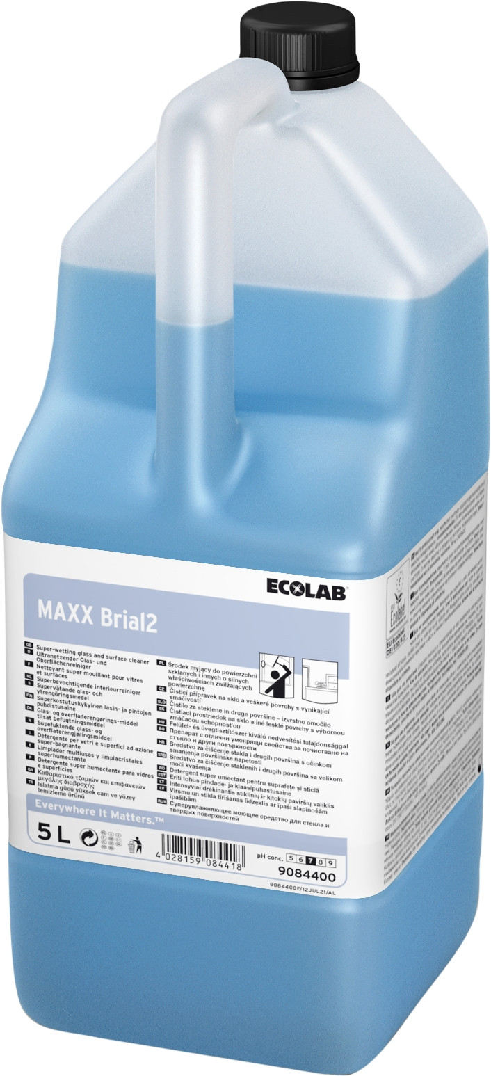 Se Ecolab Maxx Brial2 2 x 5 l Universalrengøring (9084400) hos BLITE