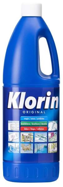 Klorin Original 6 x 1,5 l Desinfektion med aktiv klor