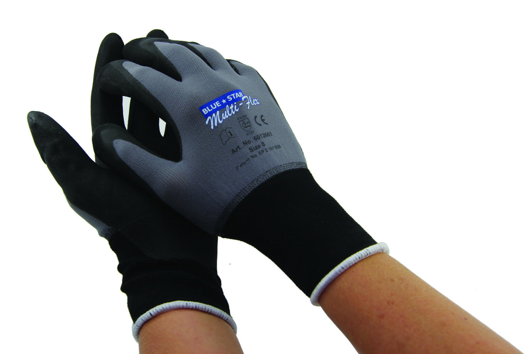 Se ICM Safety Bluestar Multi-flex handske 9 1/2 dyppet (6012661-9) hos BLITE