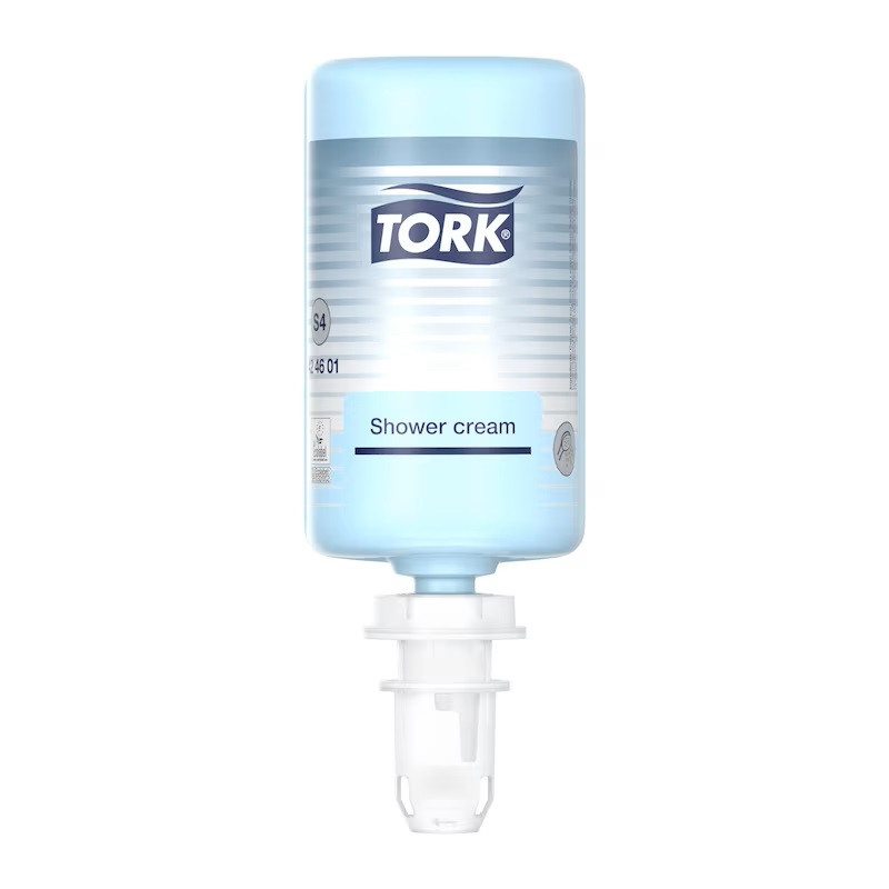 Se TORK Shower Cream Premium S4 6x1 l Med farve og parfume (424601) hos BLITE
