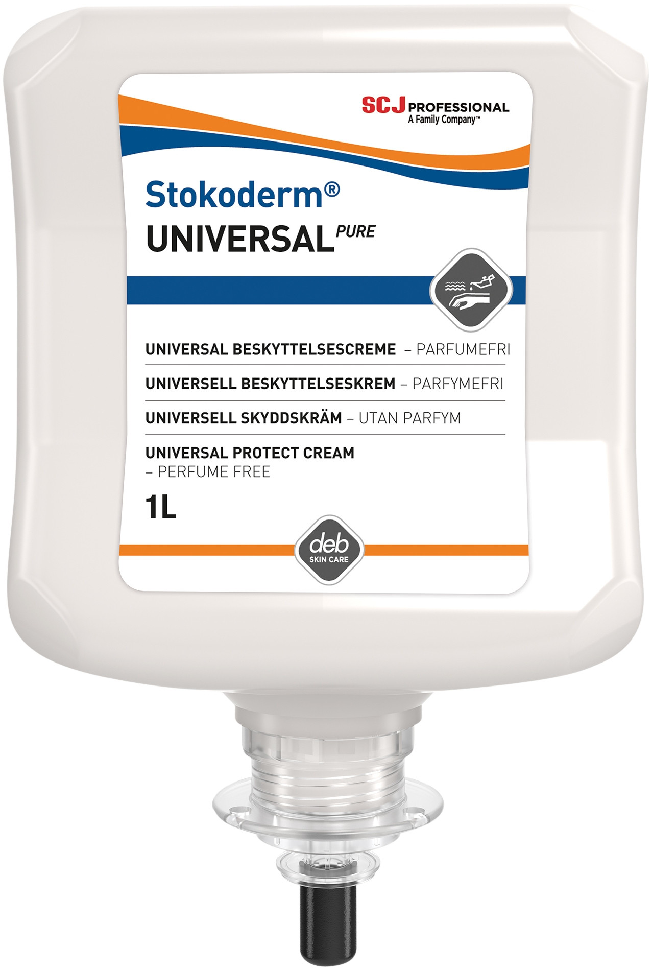 SC Johnson Stokoderm Universal PURE 6 x 1000 ml, Uden parfume (SGP1L)