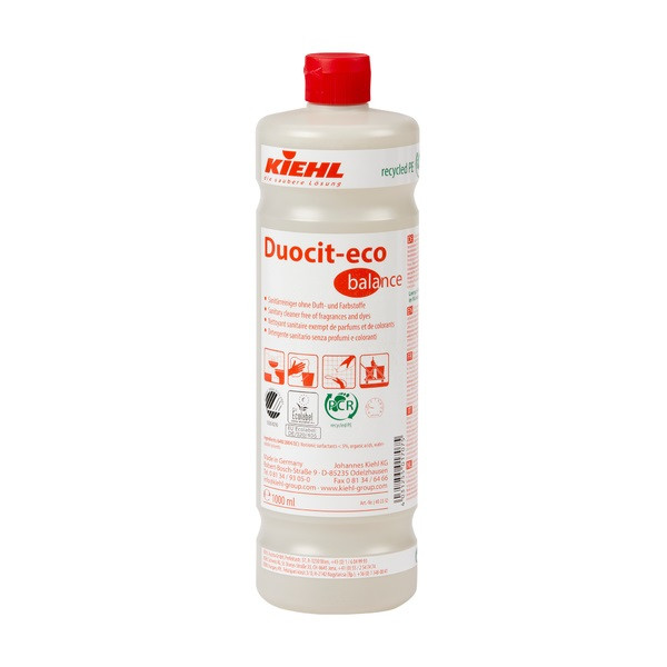 Kiehl Duocit-eco balance 6 x 1 l Sanitetsrengøring uden parfume (j402301)