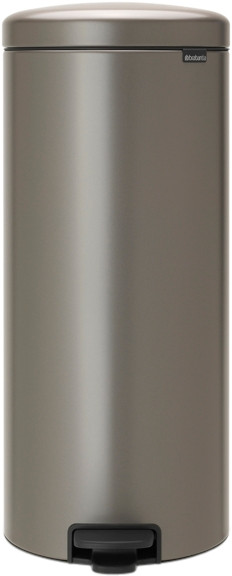 Brabantia Pedalspand 30 l, Platinum Newlcon 67,5 x Ø30 cm