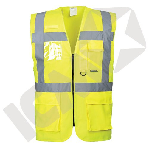 Se ICM Safety Portwest executive vest gul M (6510520) hos BLITE