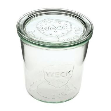 Weck Patentglas 580 ml uden lag, 1 stk Ø 10,8 x H 10,65 cm (111026)