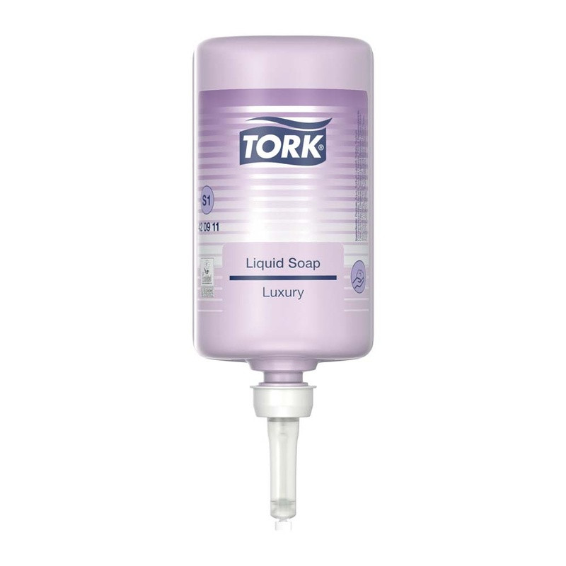 Billede af TORK Sæbe Luksus S1 Lilla 6 x 1 l Med farve og parfume (420911)