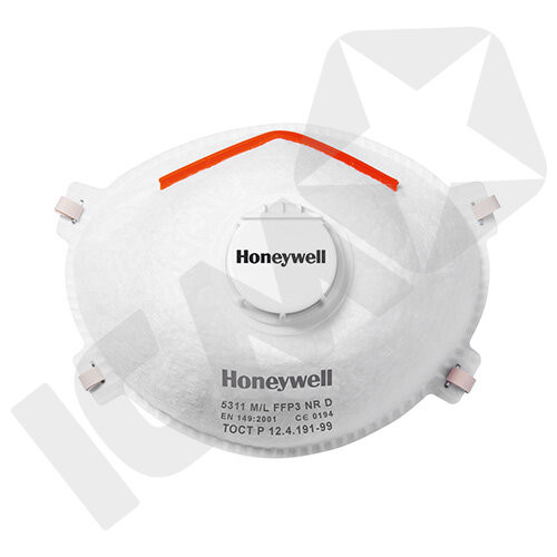Honeywell 5311 FFP3 DV maske med ventil 10 stk. (7127526)