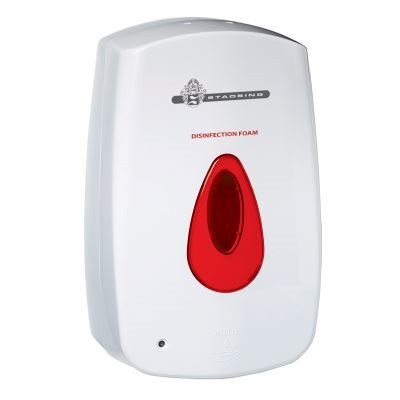 WeCare dispenser Skumdesinfektion 800 ml Med sensor, Rød drabe