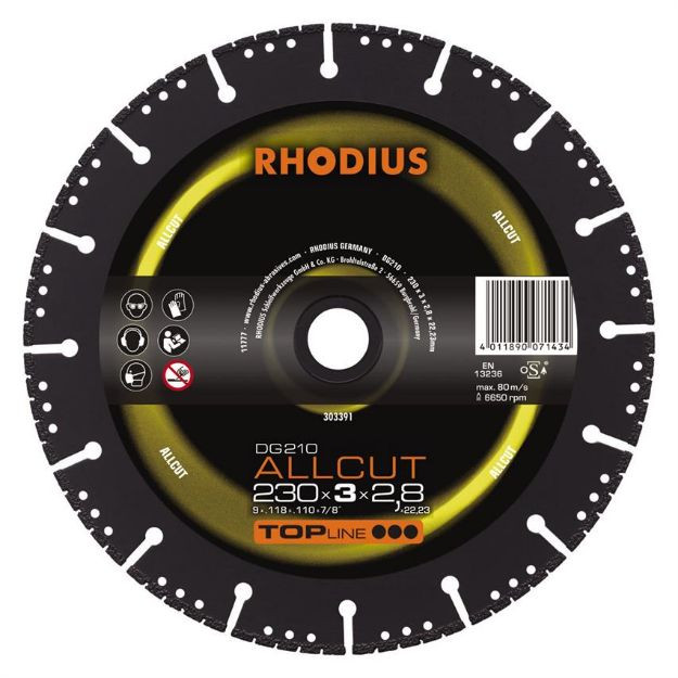 Rhodius all-cut klinge 230 mm