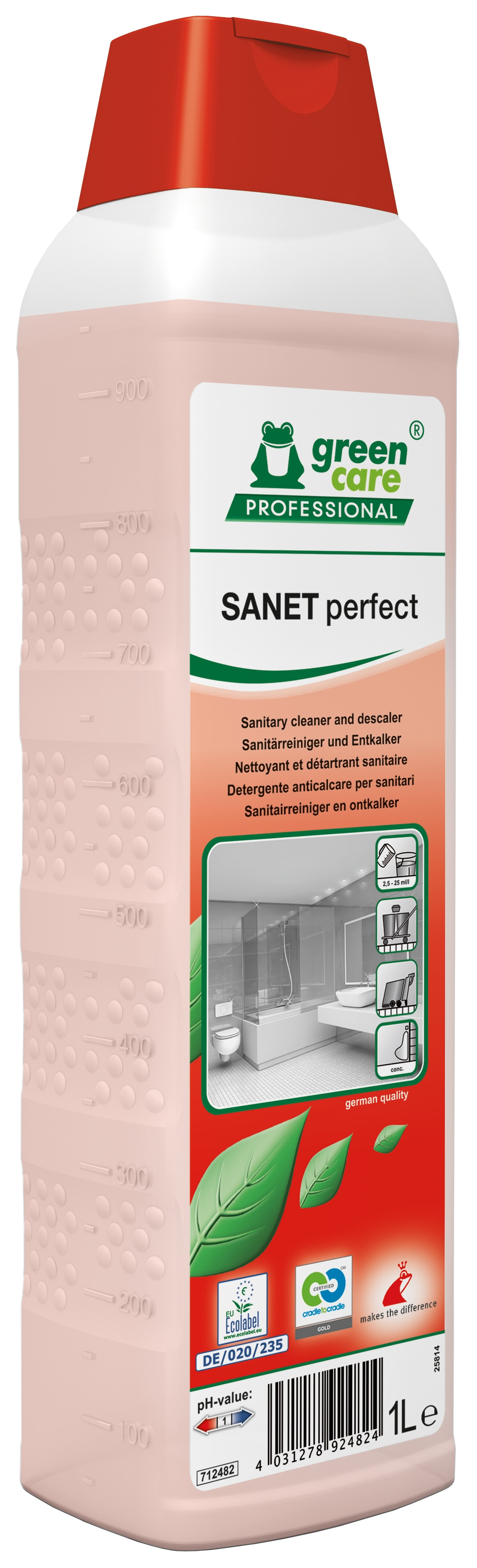 Green Care Prof Sanet Perfect 10 x 1 l Kalkfjerner med parfume (712482)