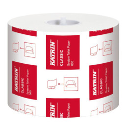 Katrin 4 x toiletpapir + dispenser Gratis dispenser v/ køb af 4