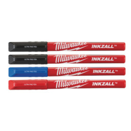 Milwaukee Pen Inkzall fine farver 4 stk. (48223165)