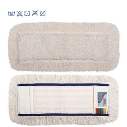 Perfekt lommemoppe med kantfrynser 40 cm Bomuld/Polyester