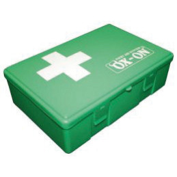 Førstehjælpskasse Ox-On med indhold Grøn