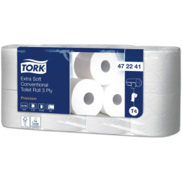TORK Toiletpapir T4 3-lag P 19 m 56 rl Hvid Premium (110319)